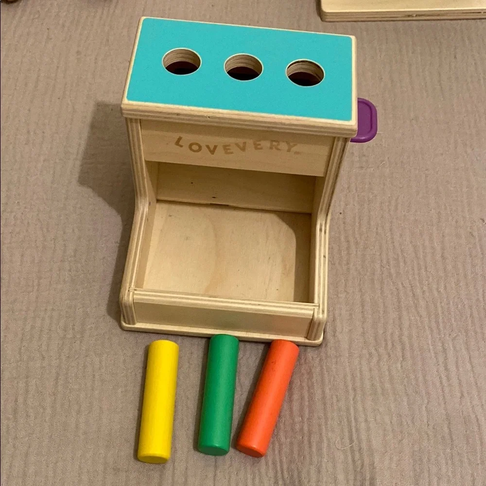 LOVEVERY Colorful Wooden Toy Set